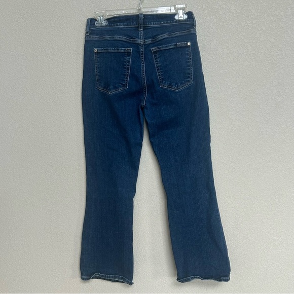 7 For All Mankind b(air) High Waist Slim Kick Flare Jeans Women’s 28 Denim - Picture 4 of 8